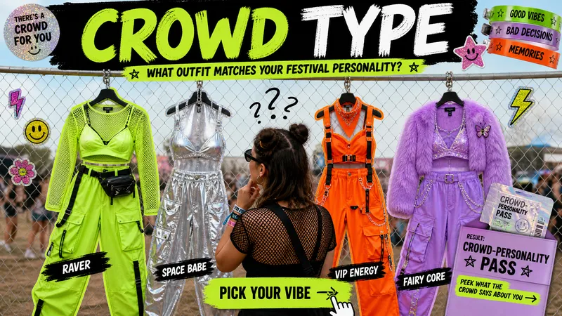 Choose a Festival Outfit and Discover Your Crowd Personality