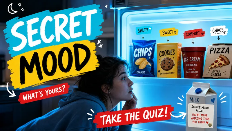 Pick a Midnight Snack and Reveal Your Secret Mood