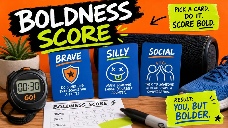 Choose a Weekend Challenge and Discover Your Boldness Score