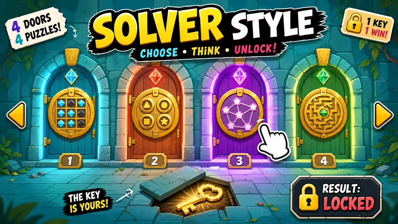 Pick a Puzzle Door and Reveal Your Problem-Solving Style
