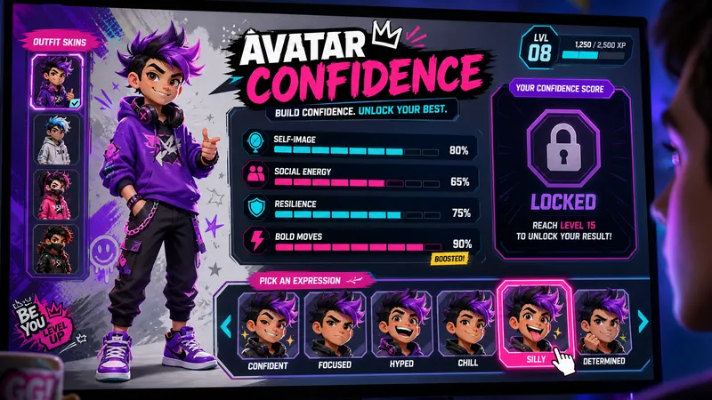 What Does Your Game Avatar Reveal About Your Confidence