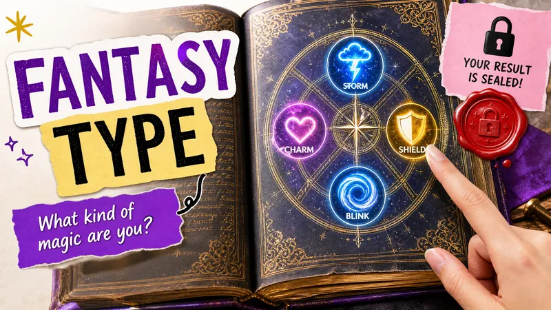 Pick a Magic Skill and Reveal Your Fantasy Personality