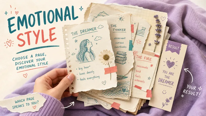 Choose a Journal Page and Discover Your Emotional Style