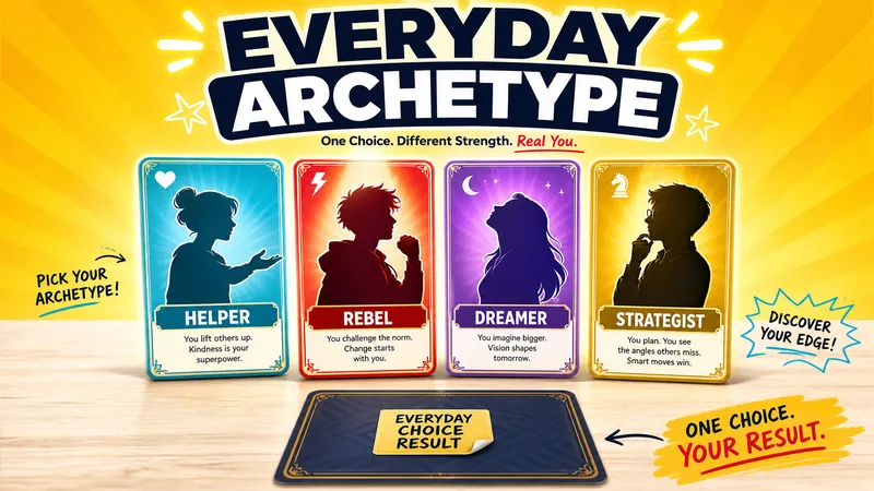 Which Personality Archetype Matches Your Everyday Choices Best
