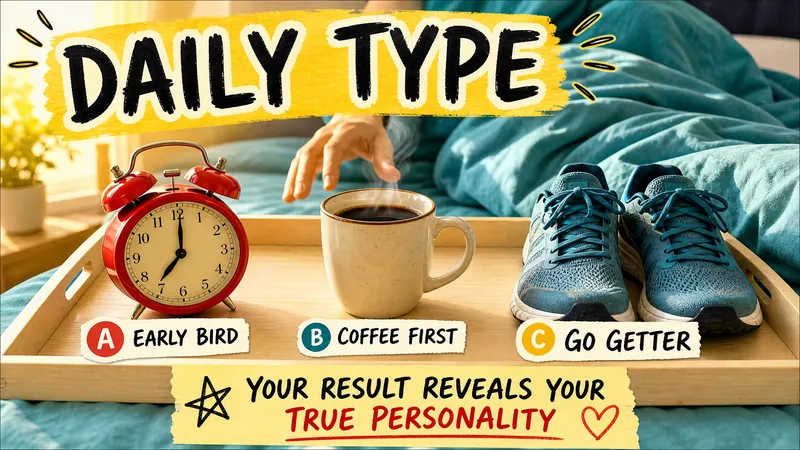 Pick a Morning Habit and Reveal Your Daily Personality
