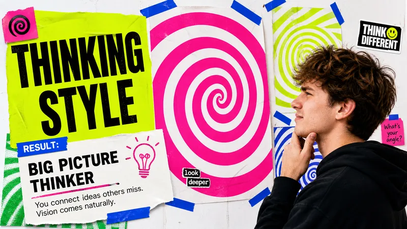 Pick a Spiral Pattern and Reveal Your Thinking Style