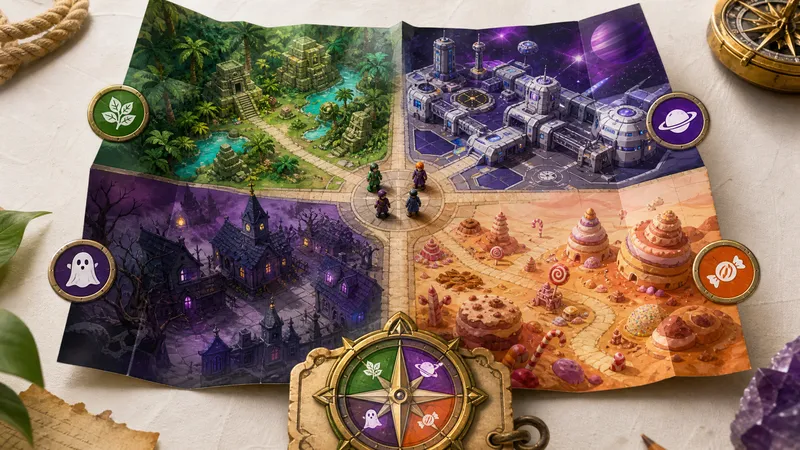 Choose a Game Map and Discover Your Adventure Style