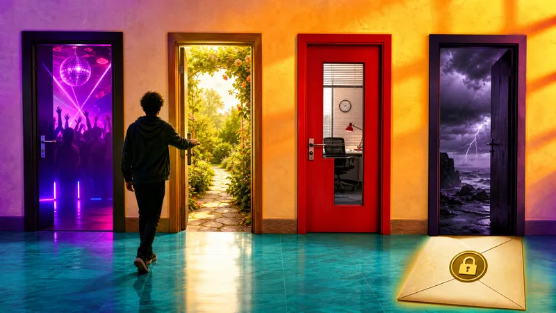Choose a Door and Discover Your Secret Life Direction